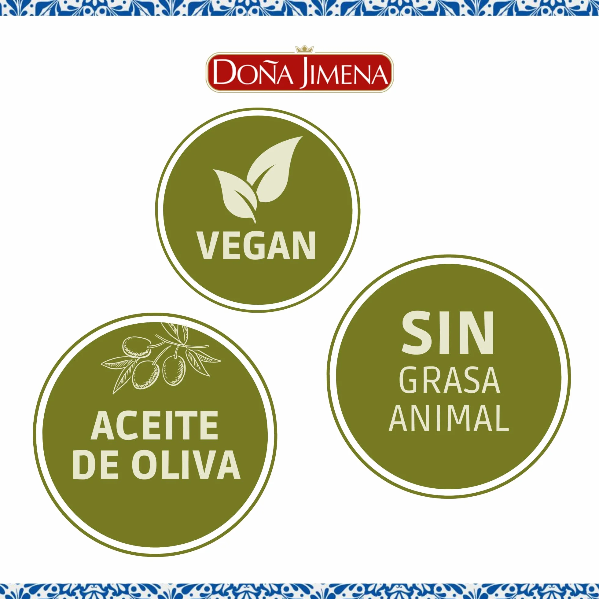 DOÑA JIMENA - Surtido Tradicional con Aceite de Oliva, Producto Vegano, Especialidades, Placer para compartir, 400grCalidad Suprema