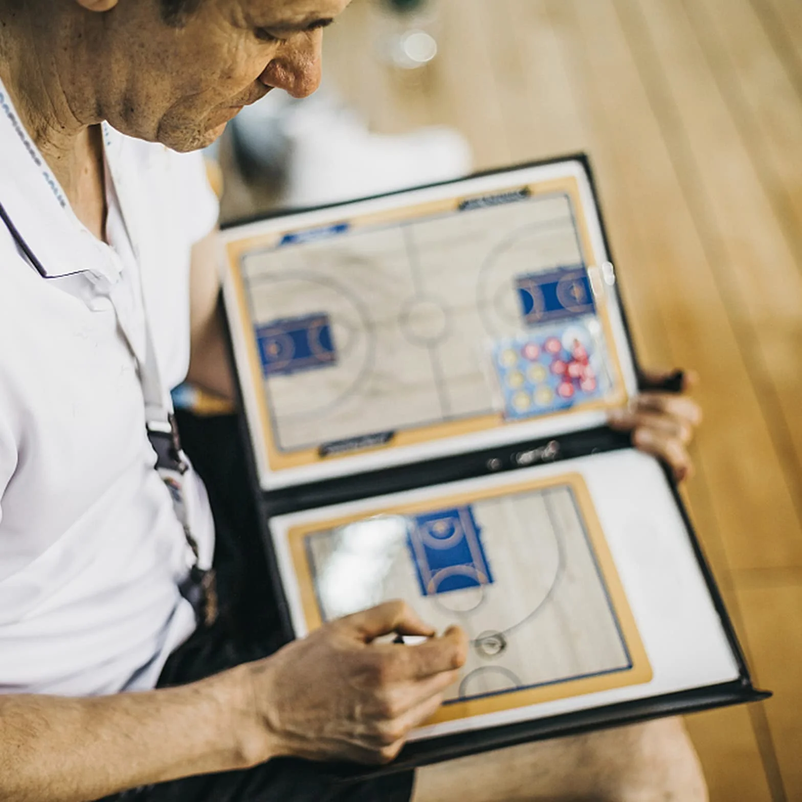 Pizarra Baloncesto Entrenador con Imanes, Carpeta Táctica Baloncesto para Entrenadores