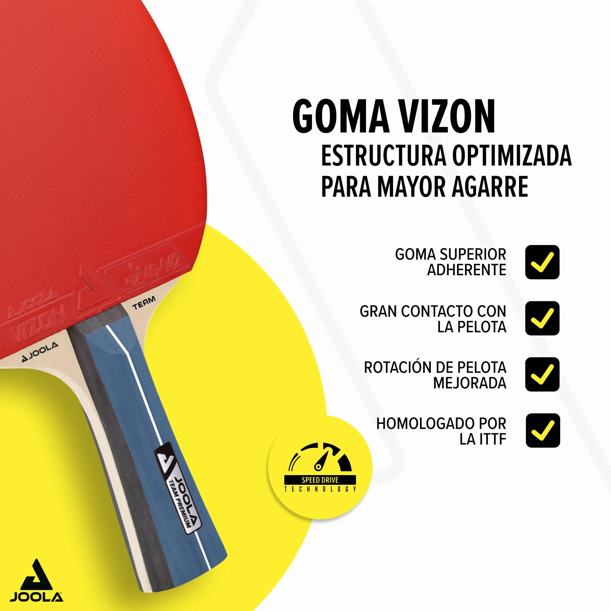 Joola Raqueta de Tenis de Mesa Multicolor Team Premium
