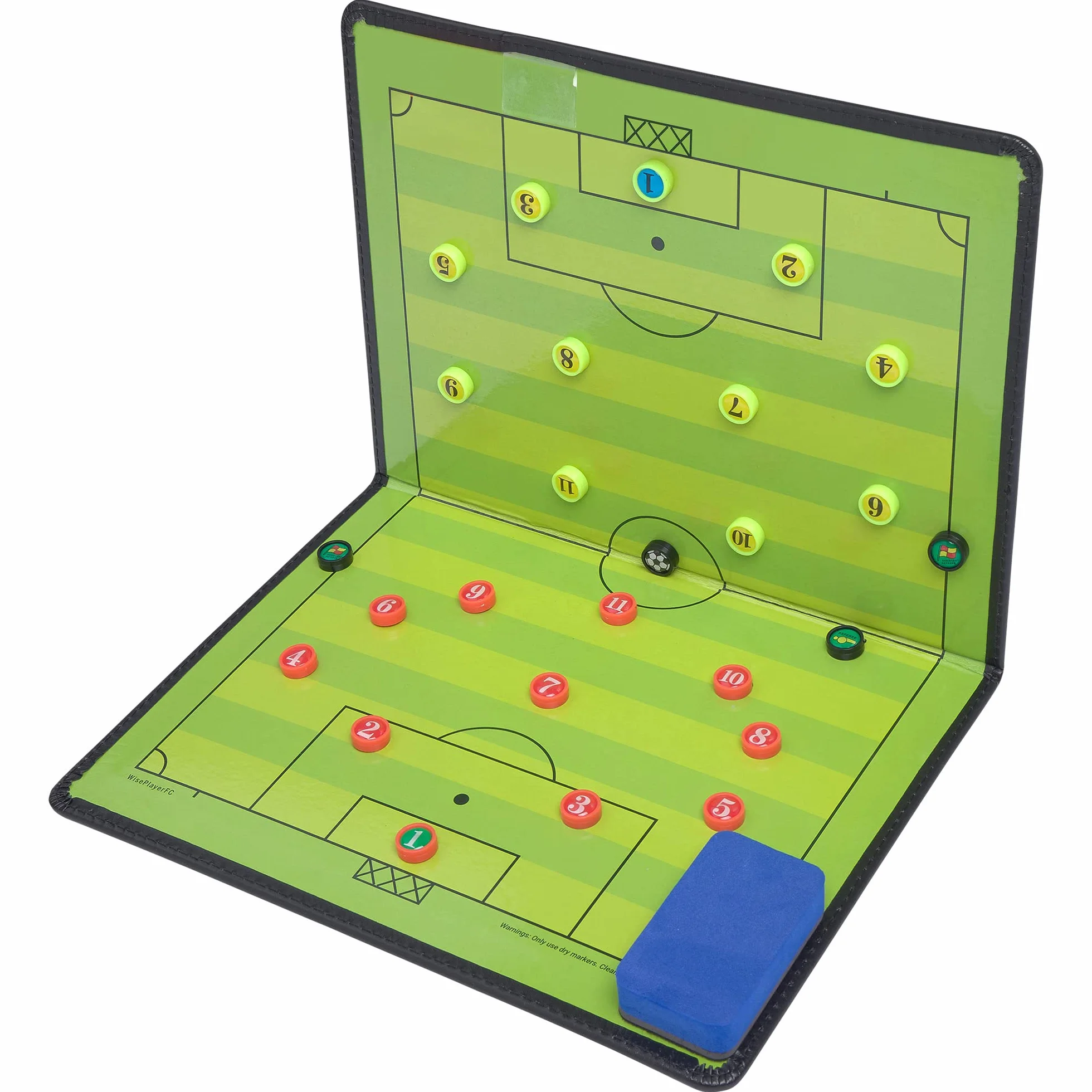Carpeta Táctica Magnética Plegable para Entrenador de Fútbol