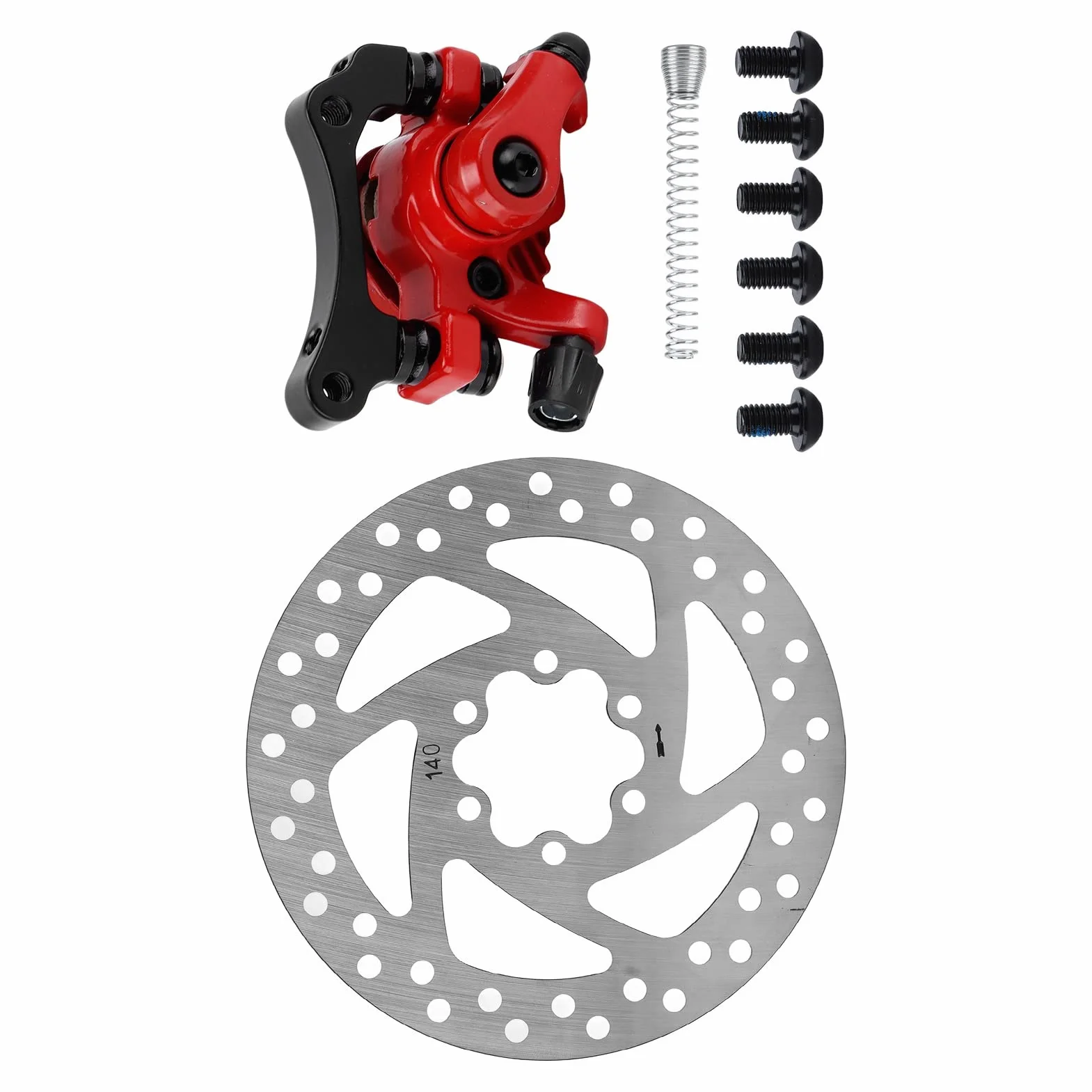 Scooter Eléctrico Kit Freno Disco 140mm 6 Orificios Aleación Aluminio