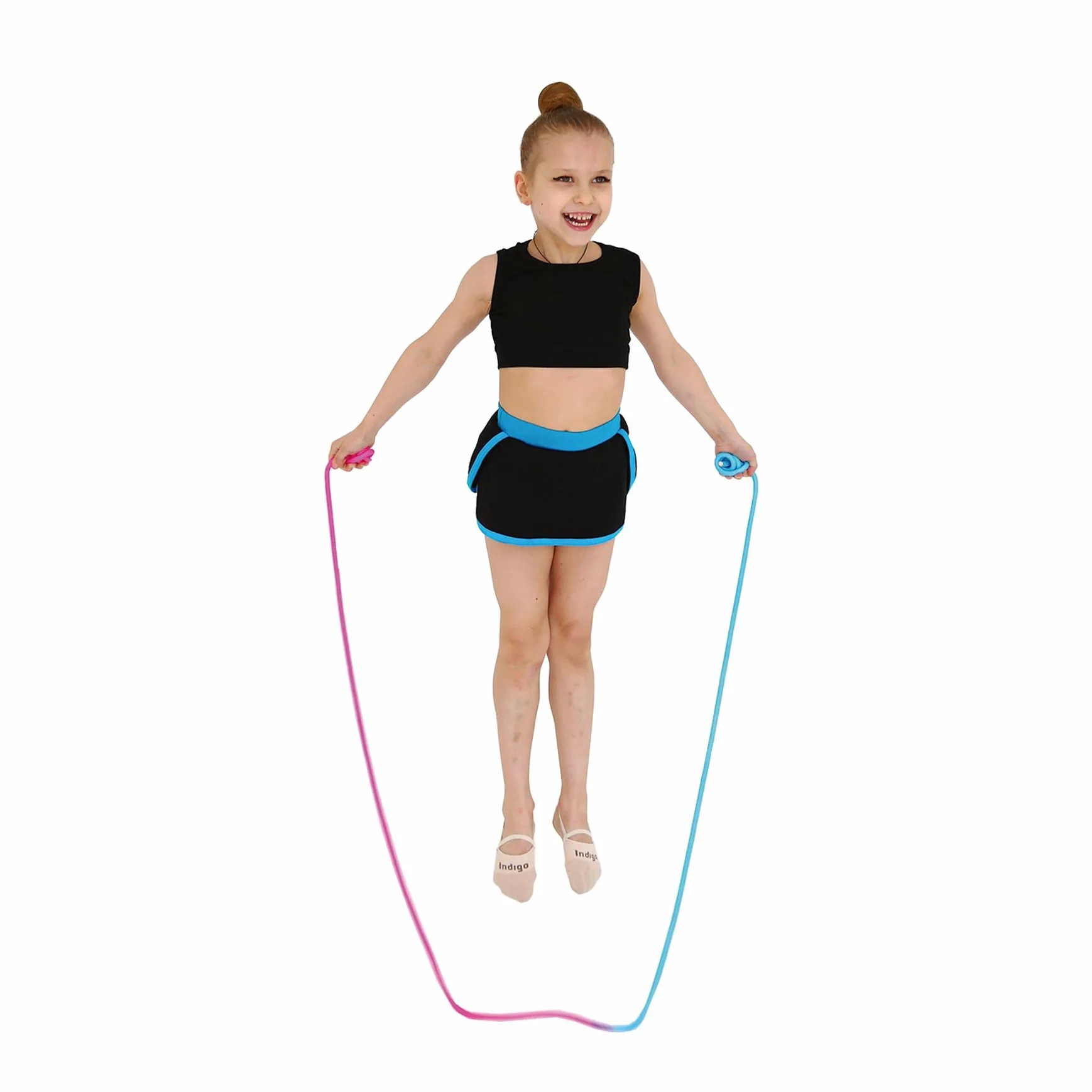 DRUNA Cuerda de Gimnasia Rítmica Ponderada 180 gr 3 mts Entrenamiento Salto