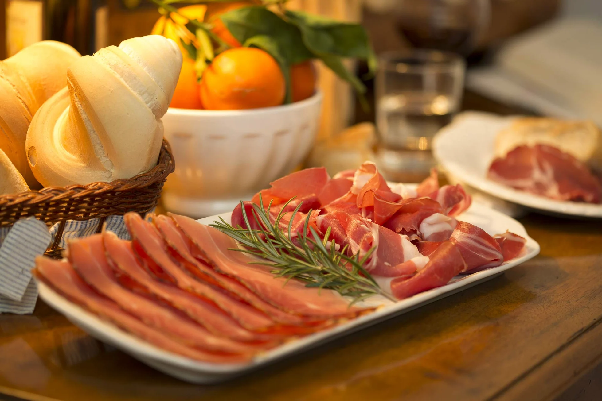 Prosciutto Crudo Jamón crudo listo para rebanar, Salumi Pasini, 2.5 kg