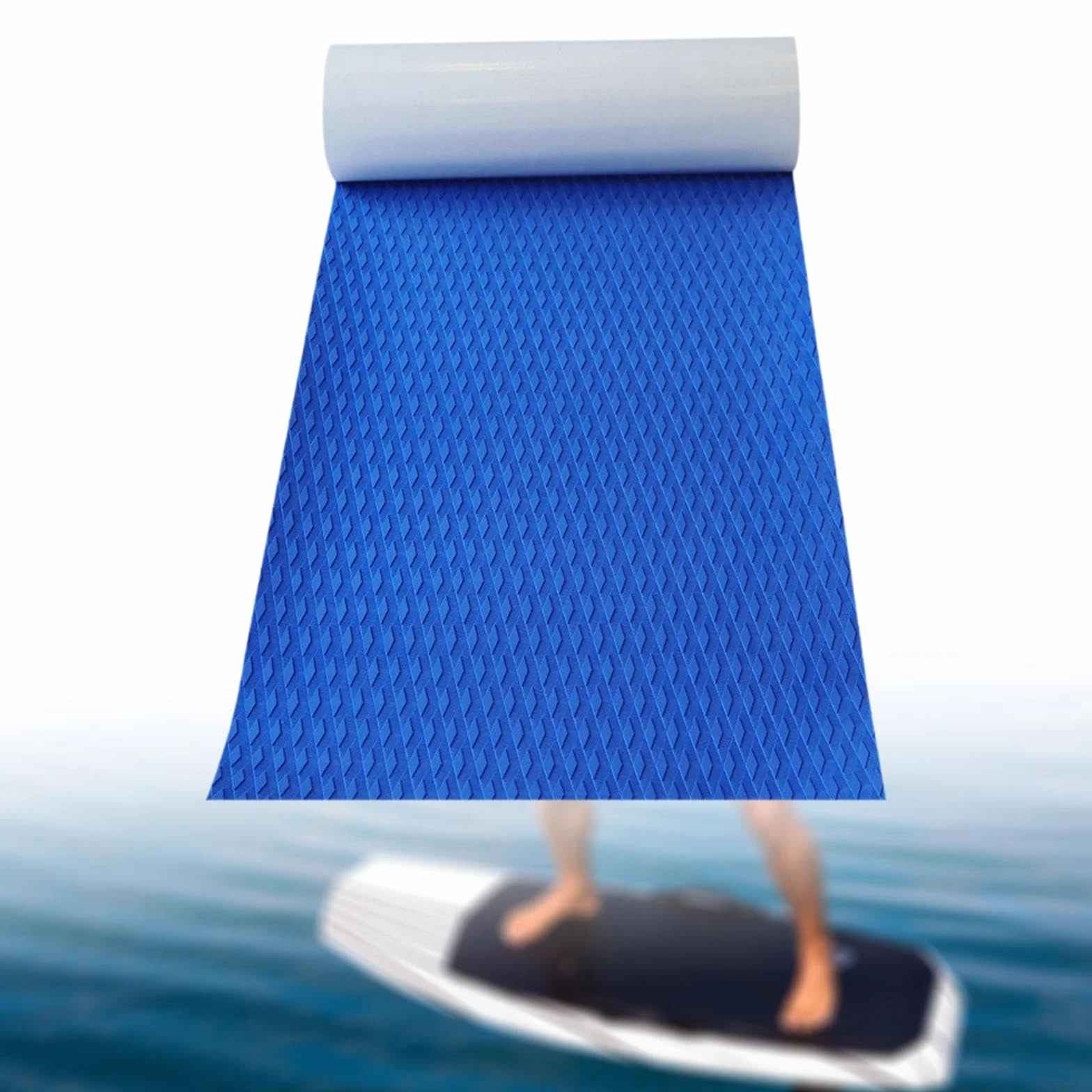 Baoblaze Almohadilla de Tracción Antideslizante para Tabla de Surf, Hoja de EVA Recortable para Cubierta de Barco