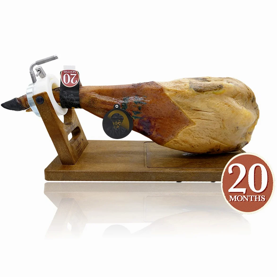 Paleta de Jamón ibérico 7B PREMIUM | Paleta de Cebo de Campo 50% Raza Ibérica | Paleta ibérica de Pata Negra con 20 Meses de Curación Natural
