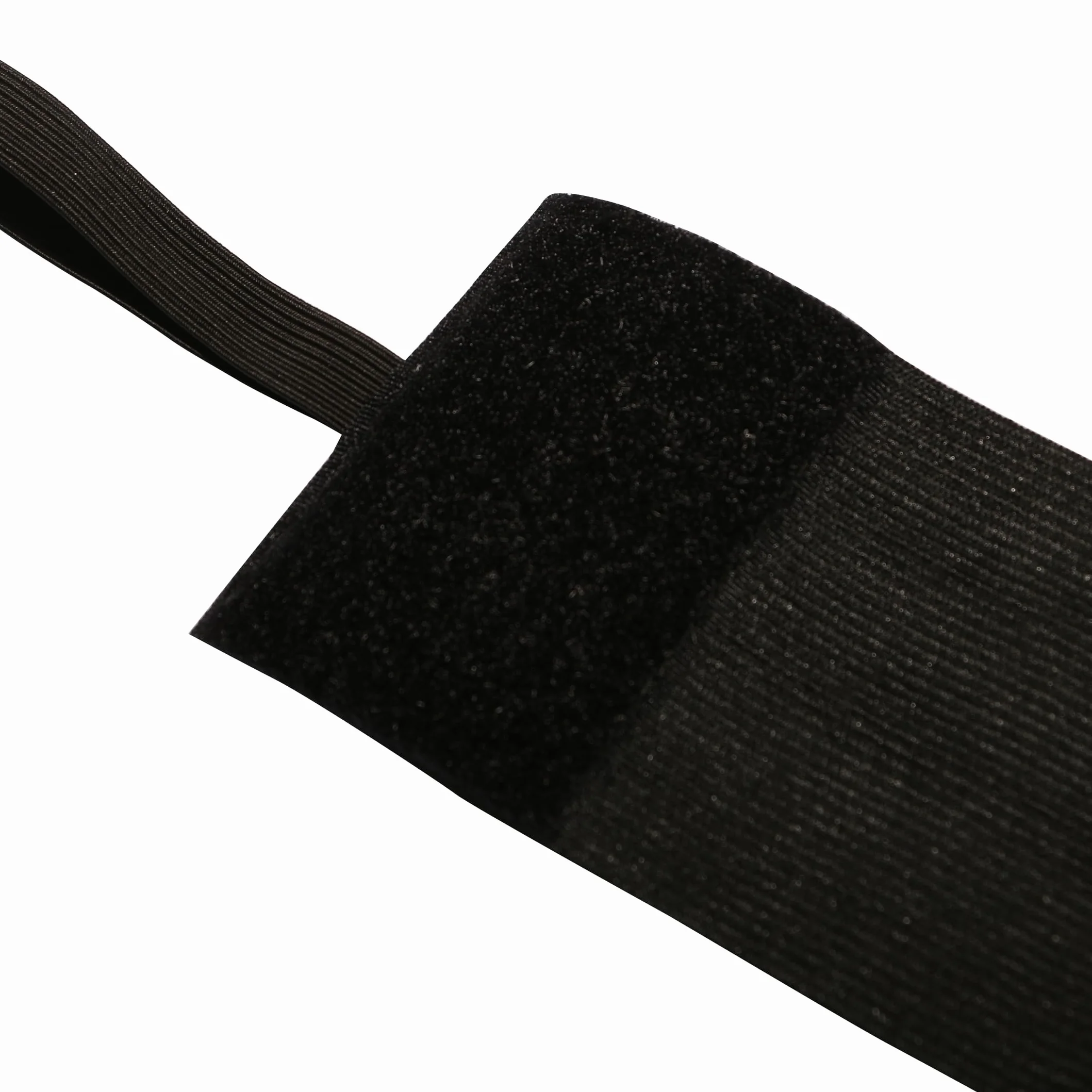Brazalete de Capitán de Fútbol Infantil, 2 Cintas Blanco y Negro Junior