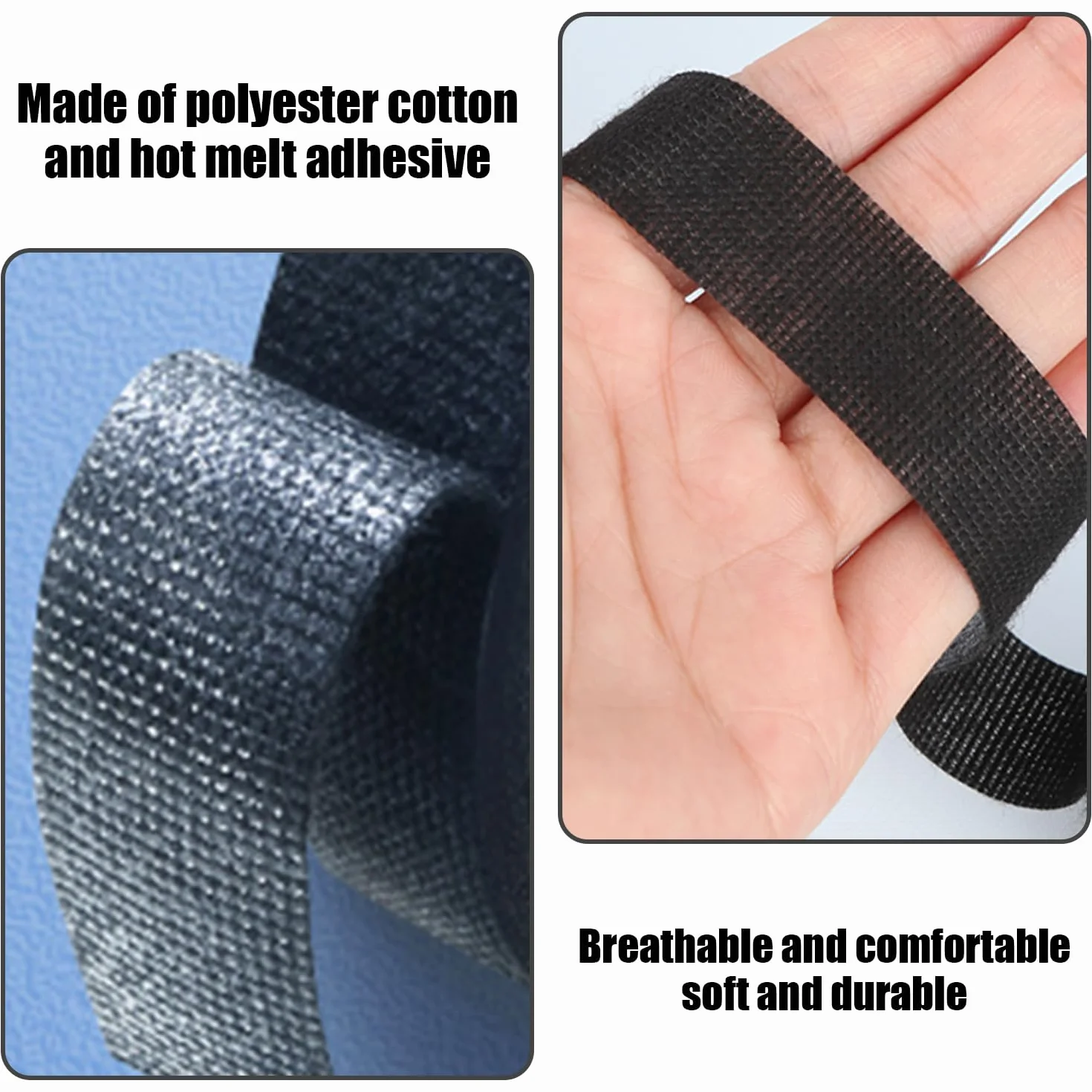 Rollo Cinta Antideslizante Autoadhesiva para Hockey Hielo Raqueta Tenis Resistente Desgaste