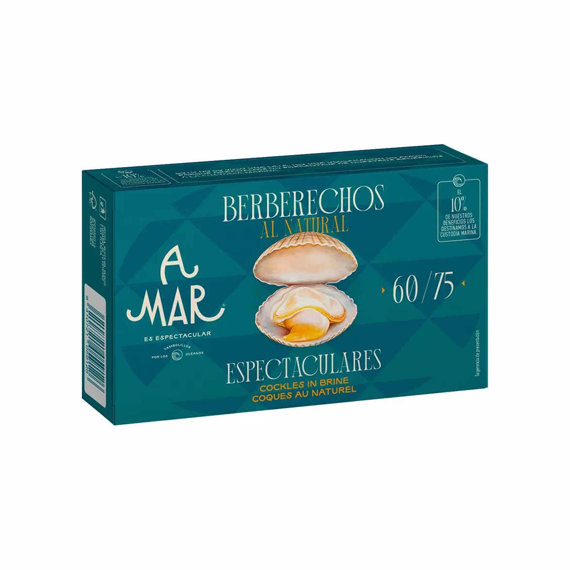 Berberechos al Natural A Mar Espectacular 5 Latas 60-75 Conservas Gourmet