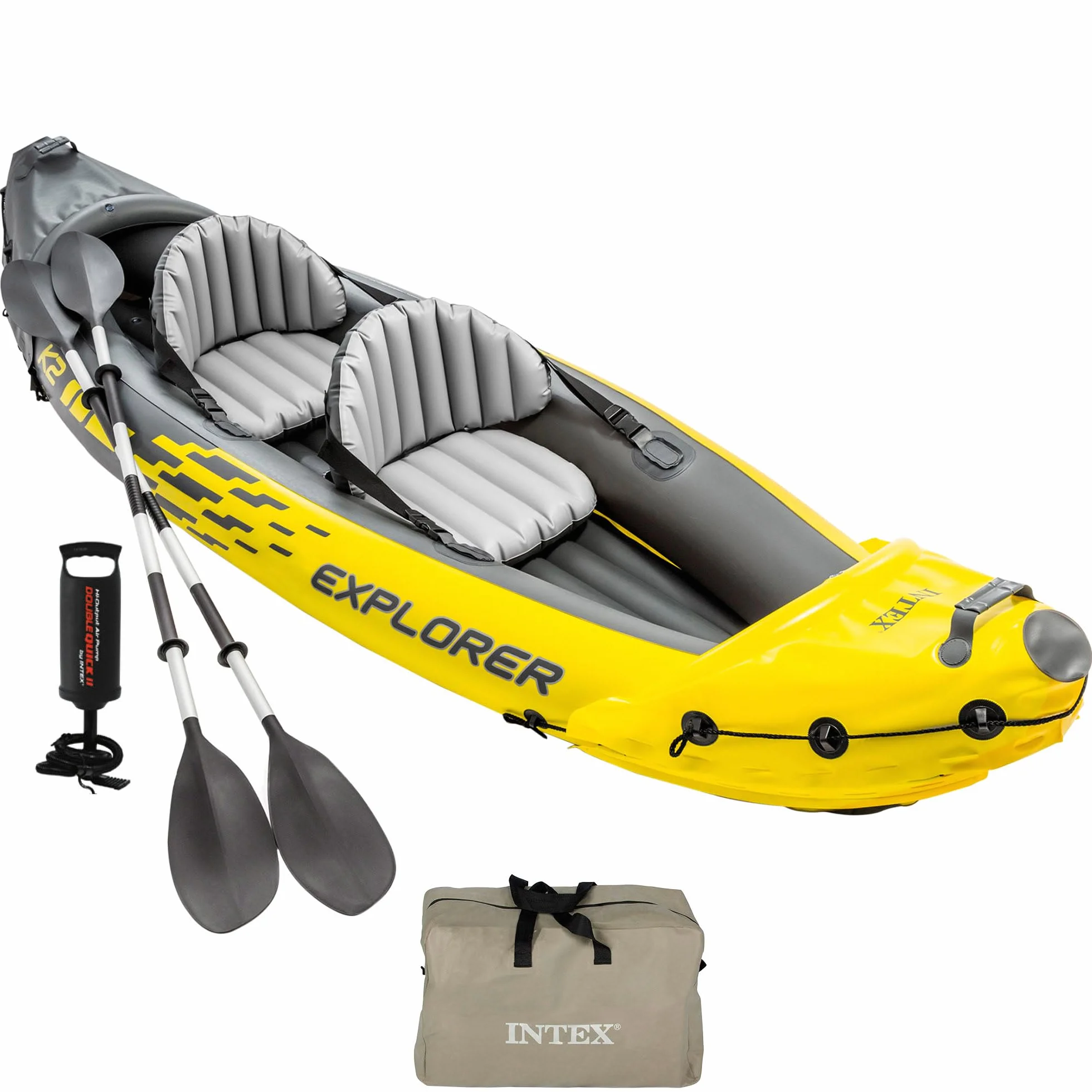 Intex Explorer K2 Kayak Hinchable para Adultos 2 Personas