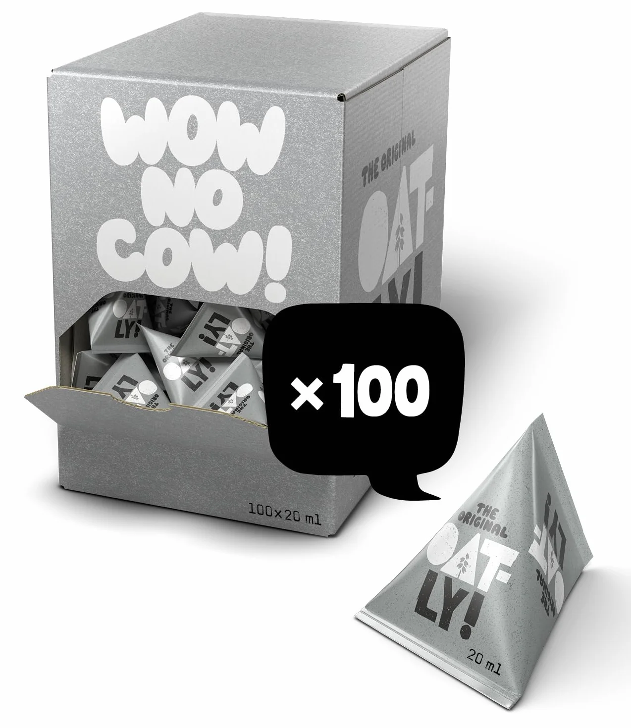 Oatly Bebida de Avena en Monodosis de 20 ml (paquete de 100)