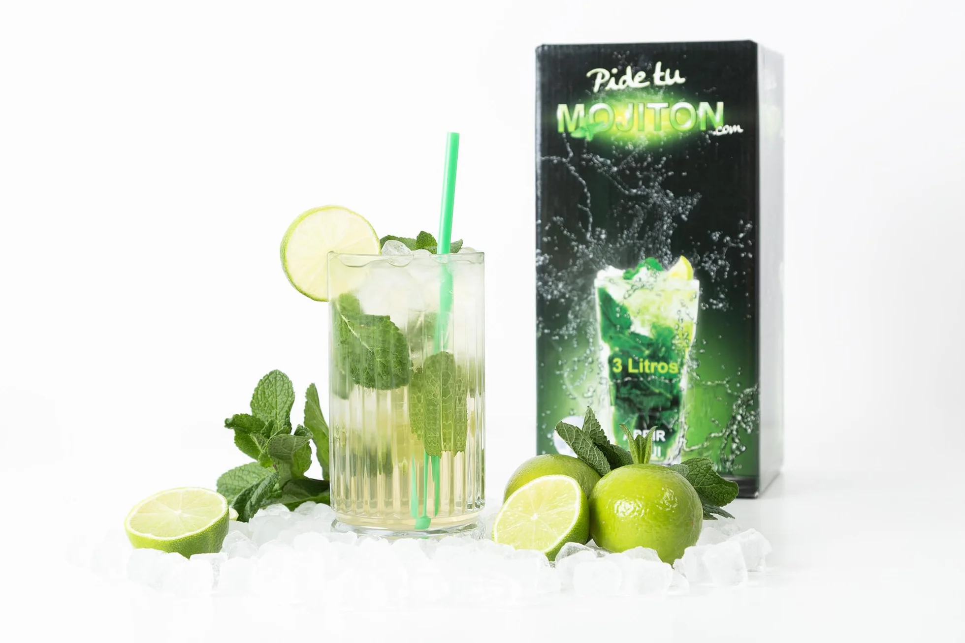 Mojito preparado listo para servir - bag in box 3 litros.