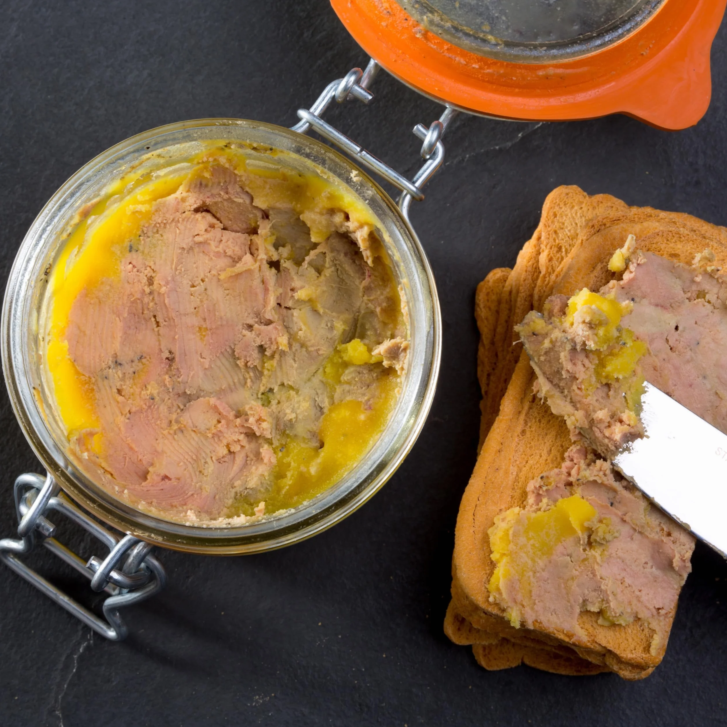 Foie Gras de Oca Entero Artesanal 200 g Relais Gourmet Francés del Suroeste Sin Conservantes