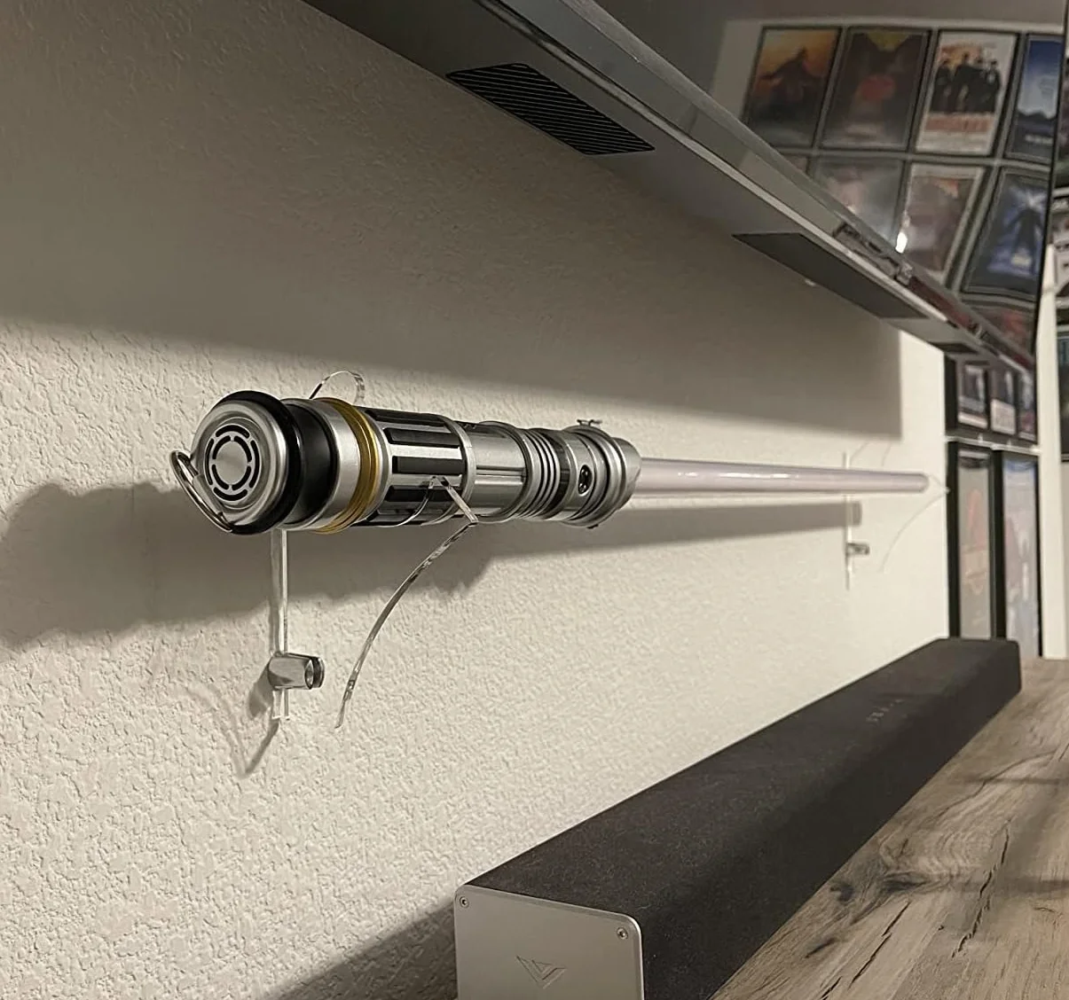 Soporte para Sable de luz, montado en la Pared, para FX, Star Wars, 1 par