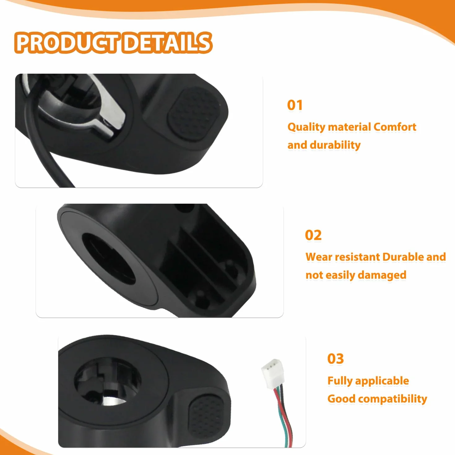 Acelerador Patinete Eléctrico para Xiaomi M365 Essential Electric Pro