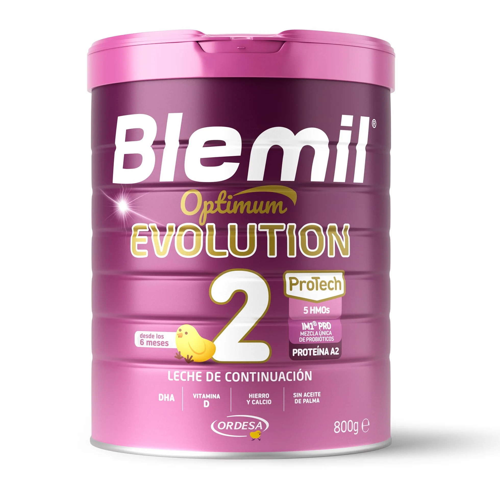 Blemil 2 Optimum Evolution | 800g | Leche de Continuación en polvo para Bebé Desde los 6 Meses