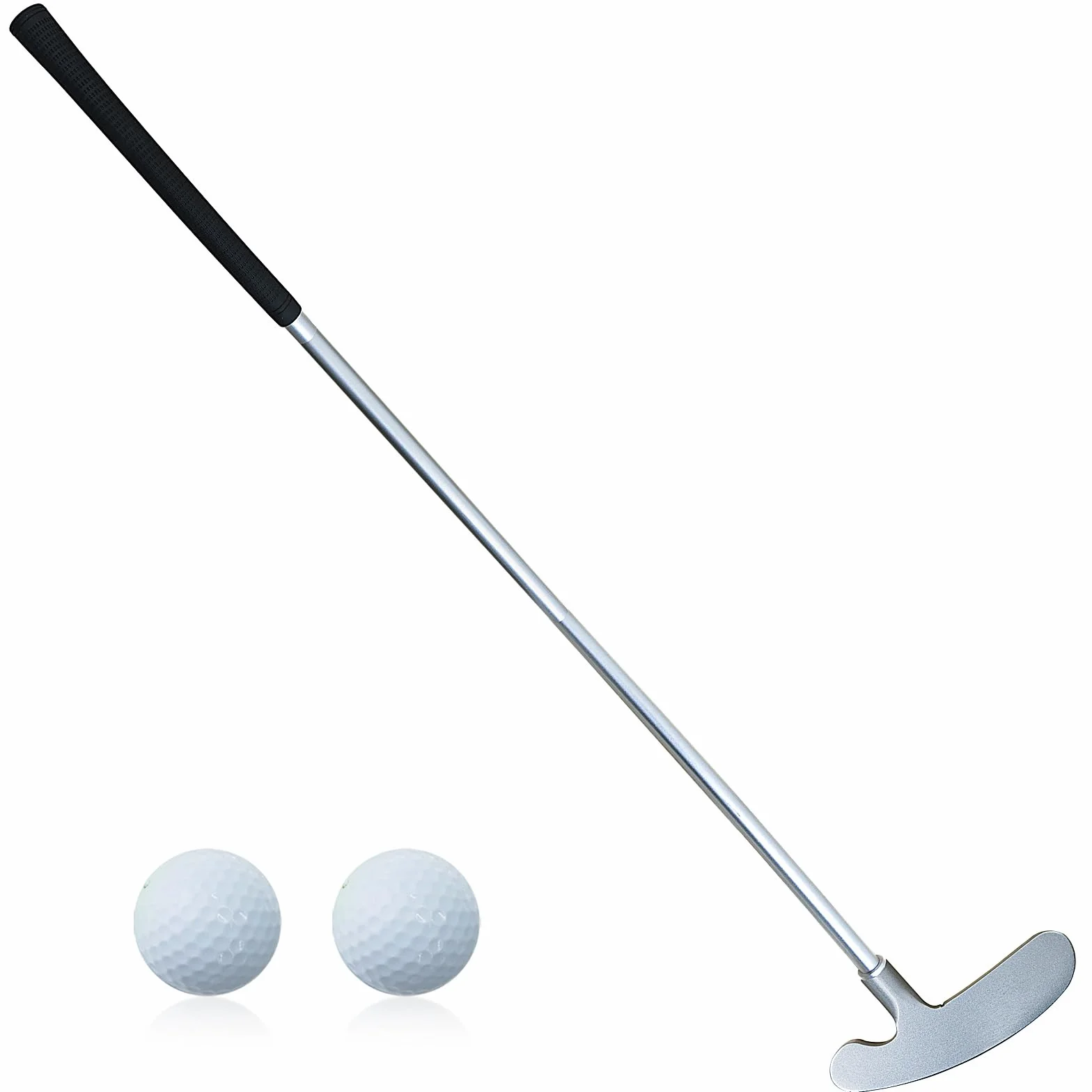 Putter de golf bidireccional para jóvenes principiantes 33 pulgadas con 2 pelotas de golf