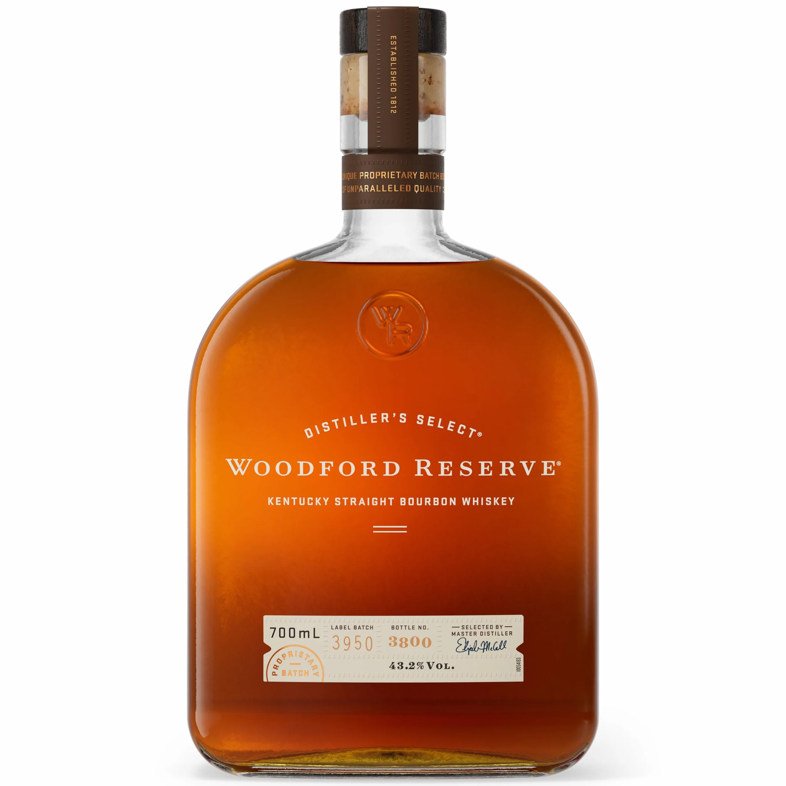Woodford Reserve Kentucky Whiskey Bourbon - 43,2% Vol, 700ml
