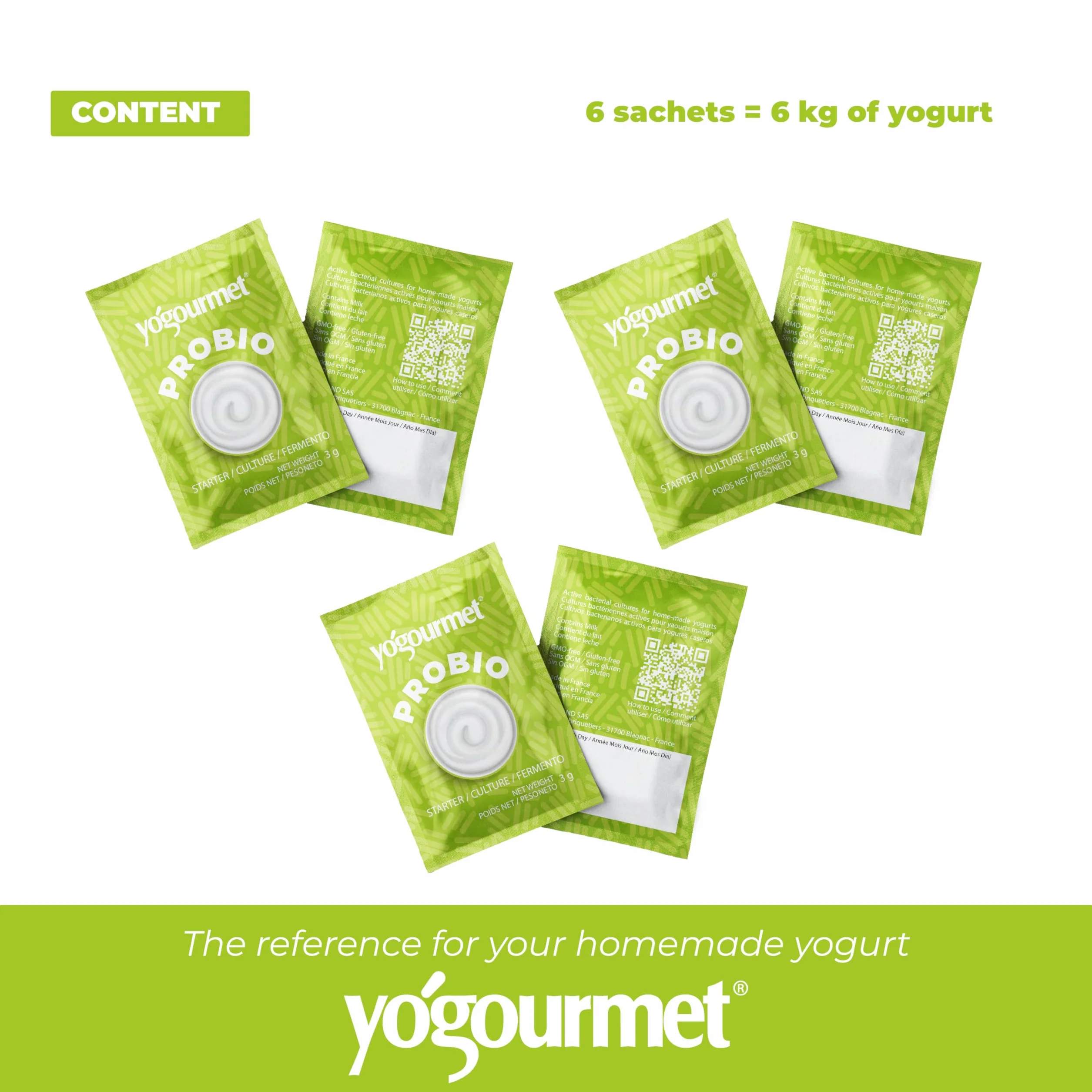 YOGOURMET Freeze-Dried Probiotic Yogurt Starter 1 oz (30 g)