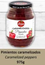 IBSA Pimientos Caramelizados tarro 975grs