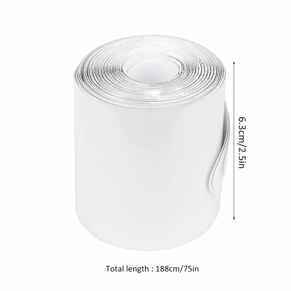 Cinta Protección Borde Tabla Surf PVC 2 Piezas Transparente