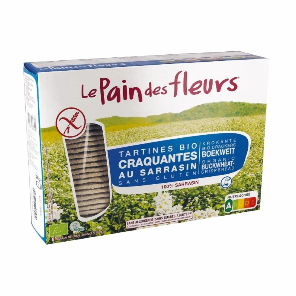 Le Pain des Fleurs Lpdf Tostadas Crujientes Trigo Sarrace Bio - Sin G/S/A 300 g