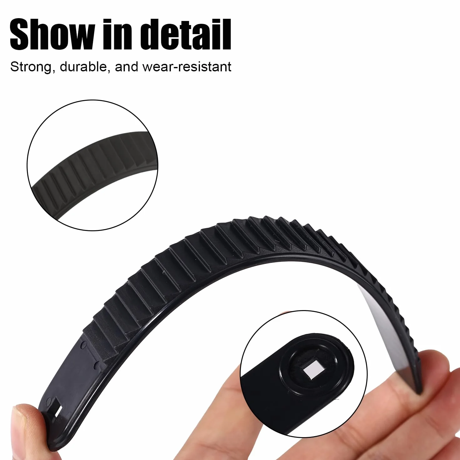 BOXOB 4uds Correas de Snowboard, 17,5x2,1cm Alta Elasticidad Repuesto
