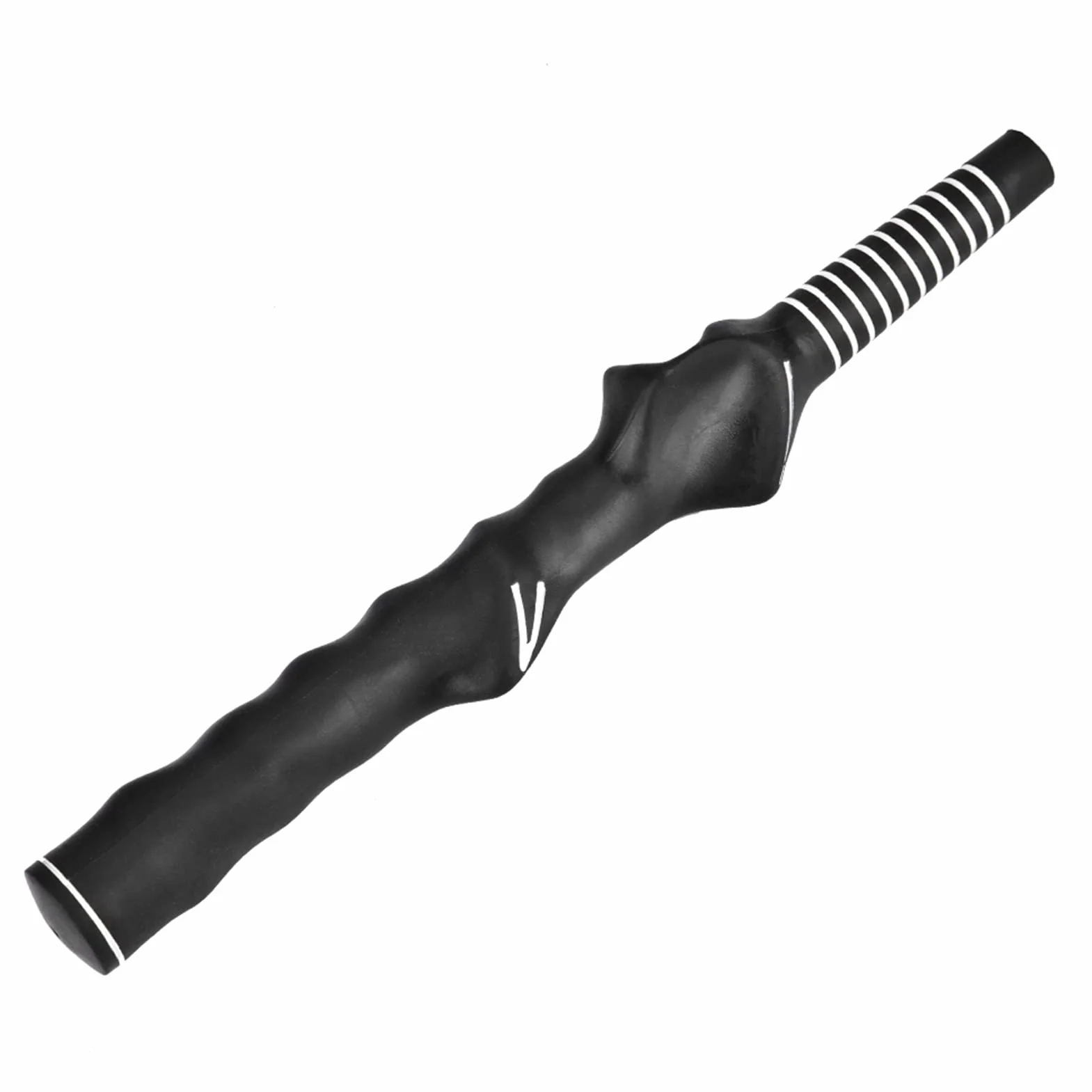 Golf Swing Trainer Grip de Entrenamiento Estándar Mano Derecha Mano Izquierda Negro