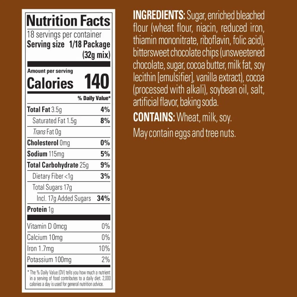 Ghirardelli Dark Chocolate Brownie Mix, 20 oz