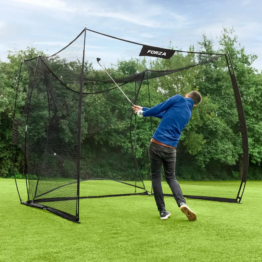 FORZA Proflex Jaula de Golf emergente 2,4m x 2,4m Red de Entrenamiento Duradera