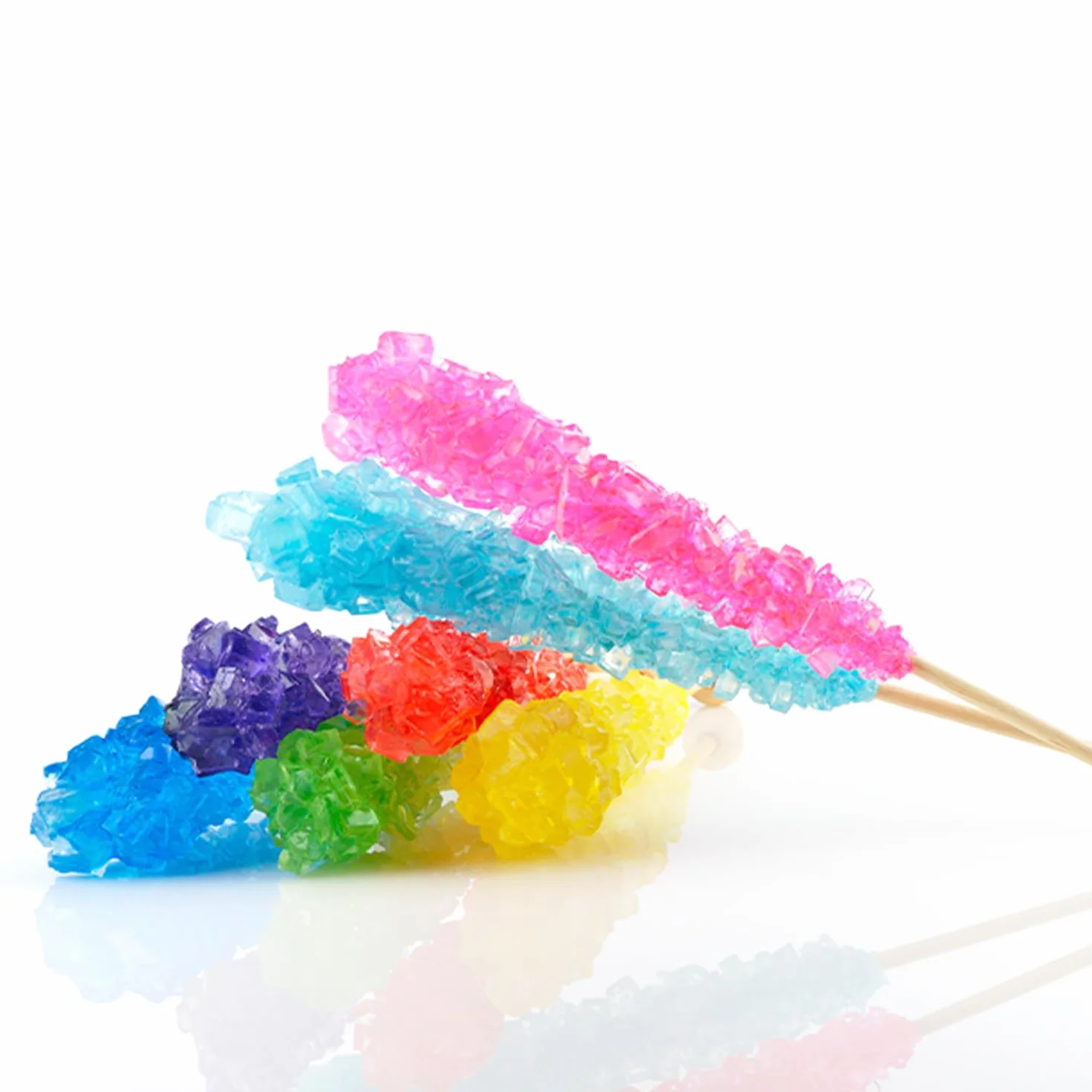 Rock Candy Sticks, Azúcar Cristal en Palillo, 8 Sabores 48x14 g