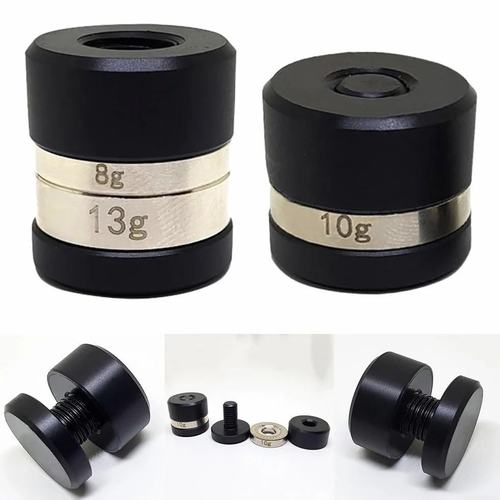 Anillo de peso para taco de billar, equilibrio DIY (13 g + 8 g)