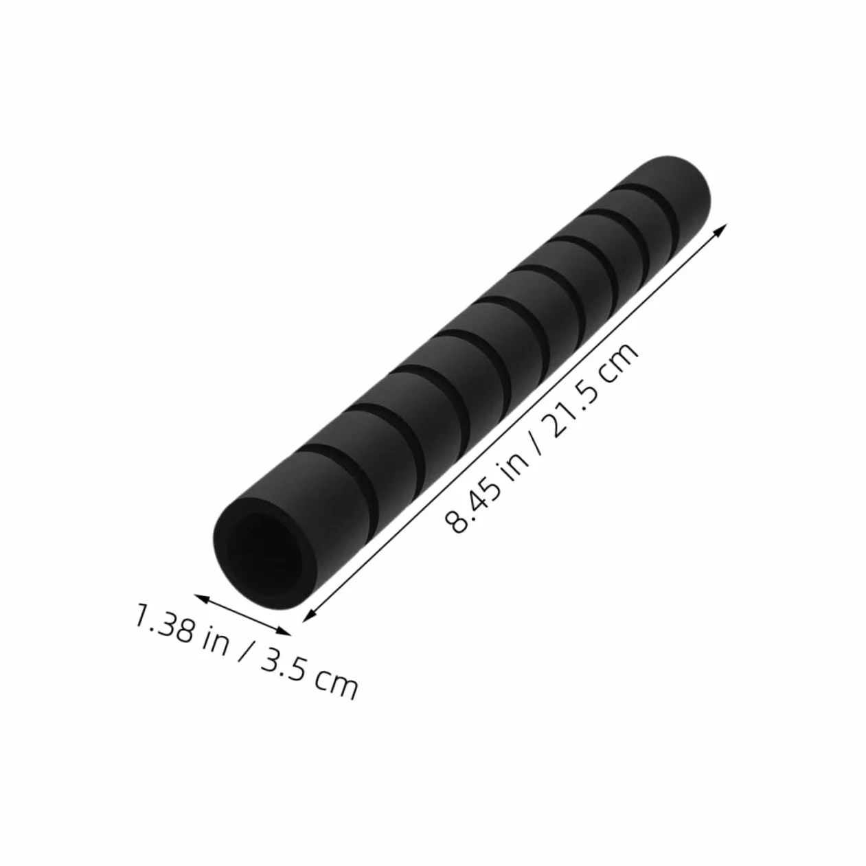 Almohadillas de Agarre Antideslizantes para Barra de Dominadas 210mm Negro 2 Piezas
