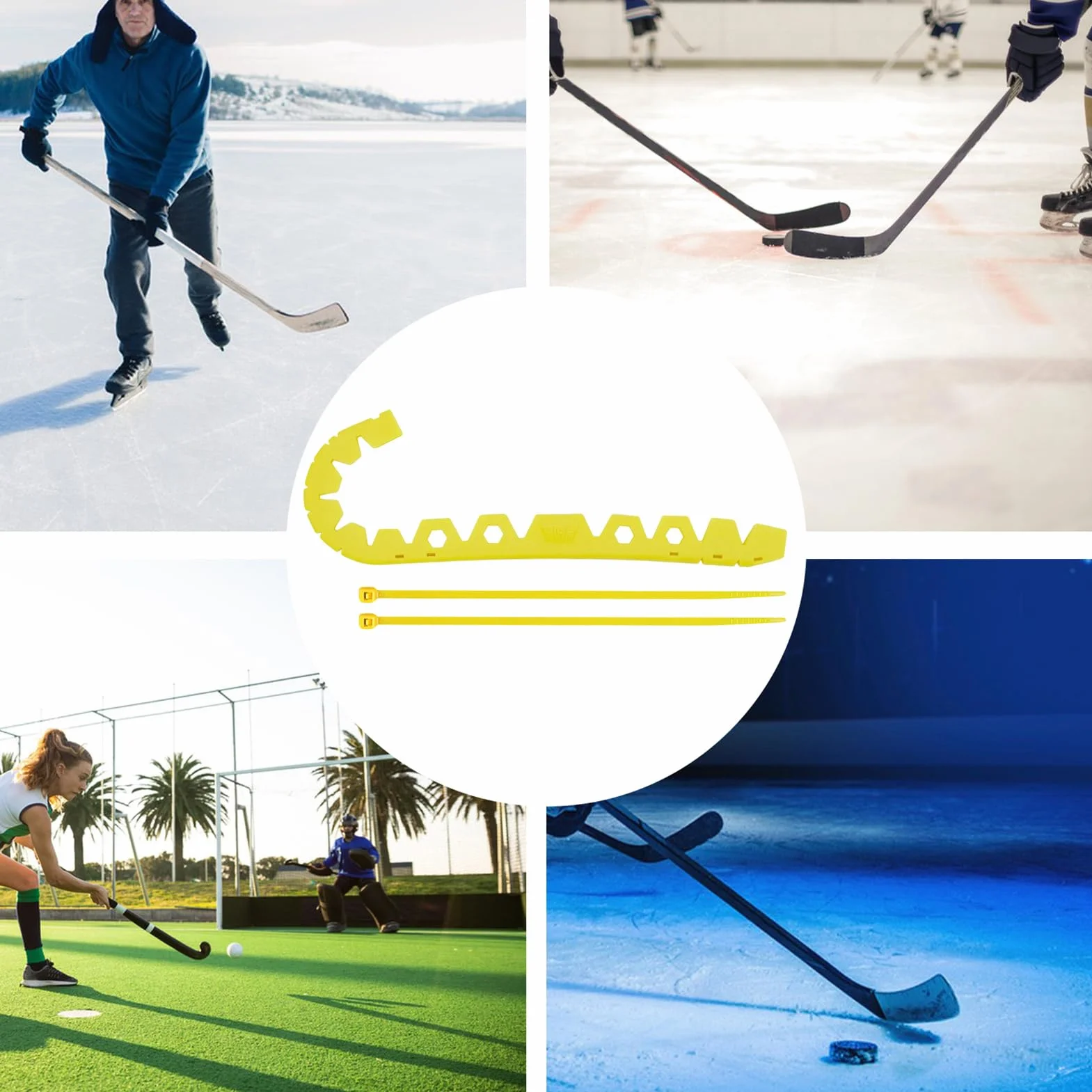 Funda Protectora para Palos De Hockey Senior - Protección Equipo Hockey Patinaje Hielo Accesorios Deportivos