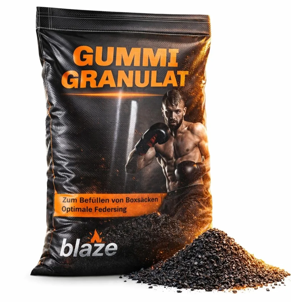 Granulado de goma SBR EPDM 30 kg 50 L para saco de boxeo