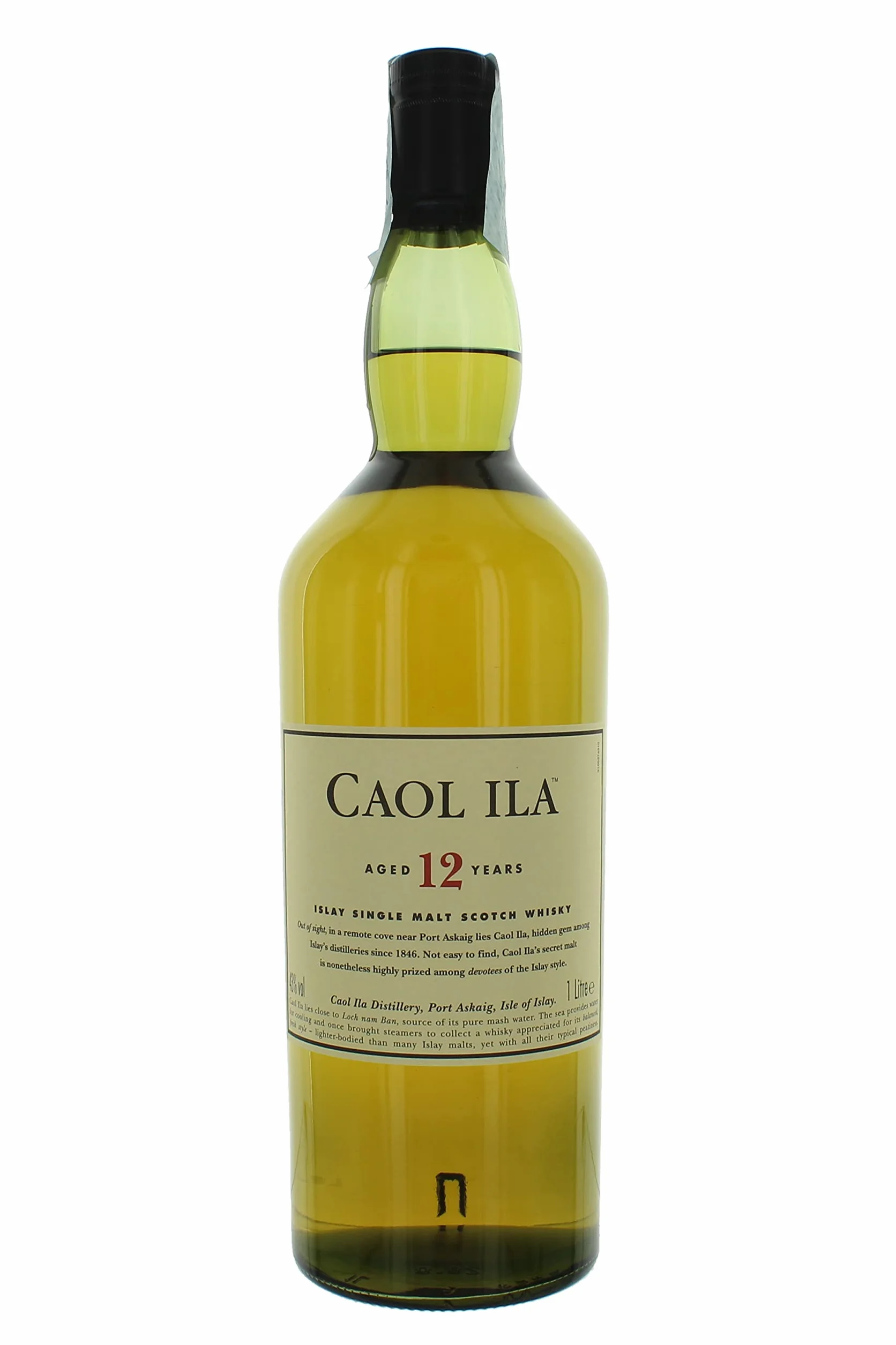 Caol Ila 12 Años whisky escocés puro de malta Islay 700 ml