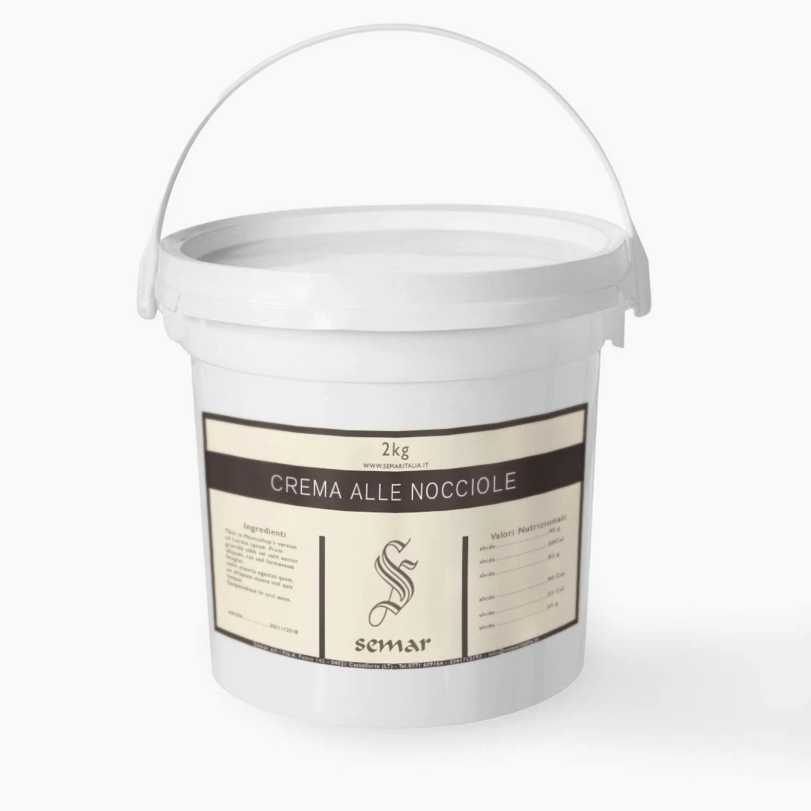Chocolate avellanas - Liquido - para fuentes de chocolate 2 kg
