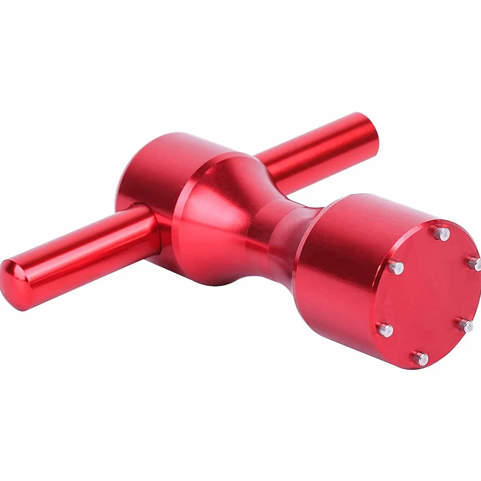 Llave de tornillo para palo de golf, 5 pines, roja
