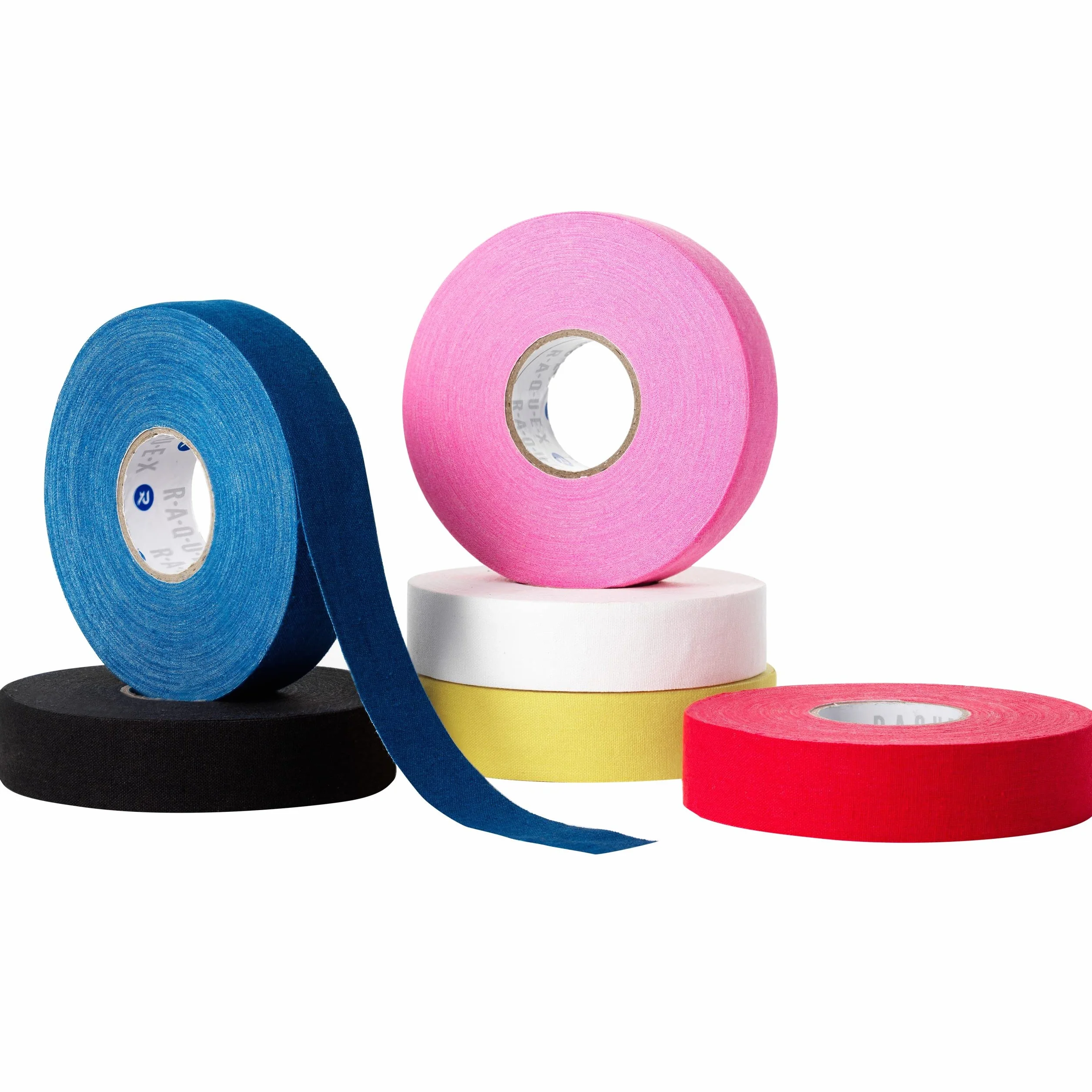 Raquex Cinta de Tela para Deportes: Palos de Hockey, Tenis, Squash, Bádminton y más, Resistente al Agua