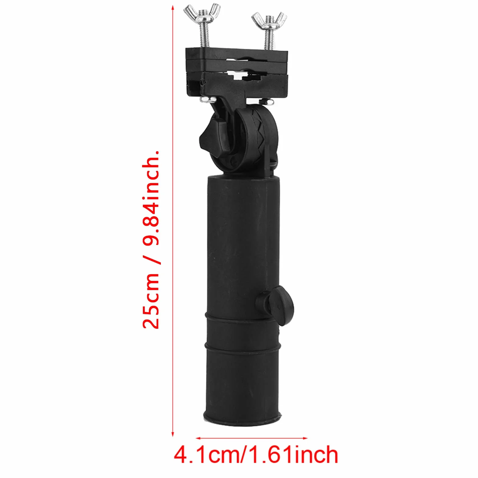 Soporte para Paraguas de Golf Ajustable Negro Resistente Portátil Carrito