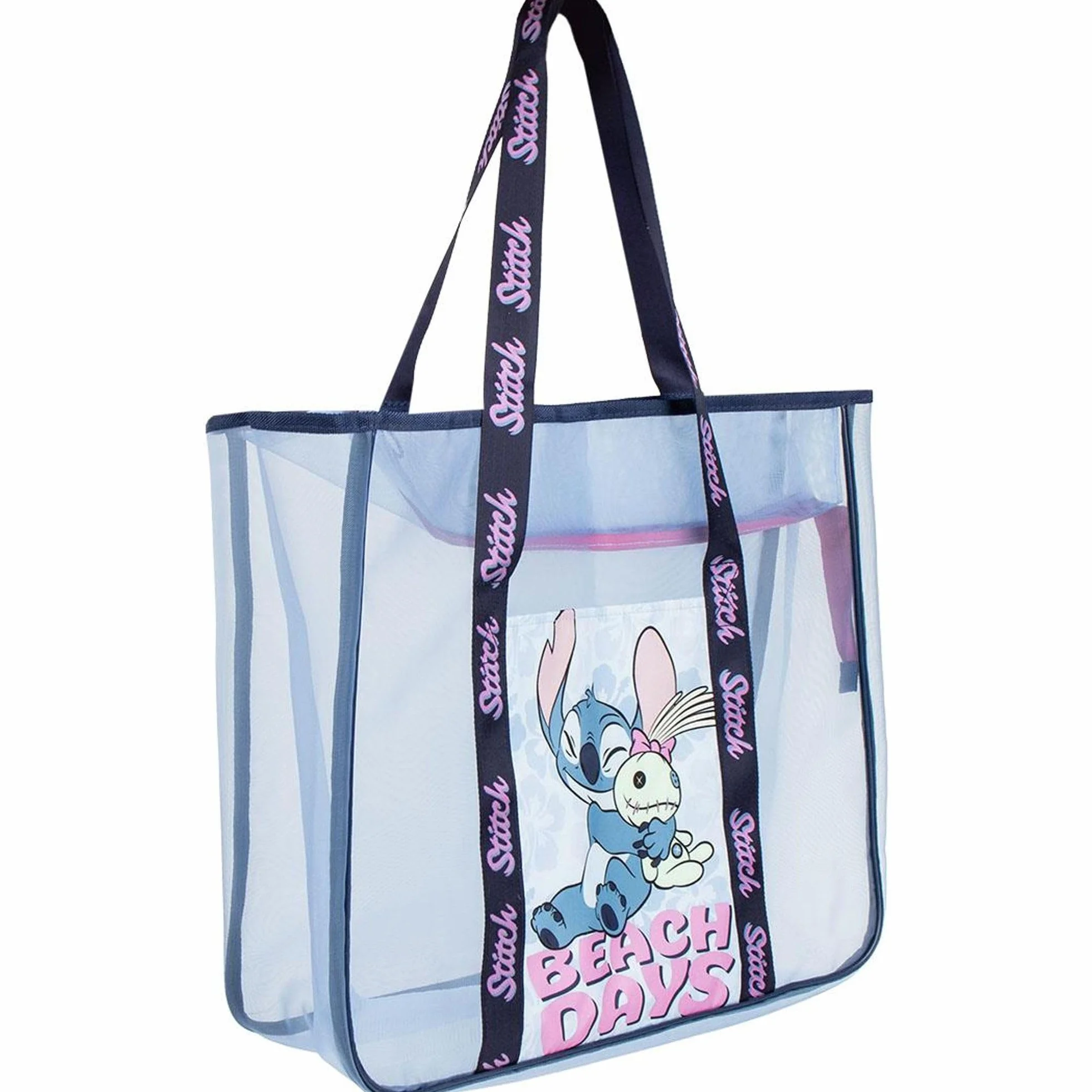 Bolsa de Playa Stitch Oficial Disney Grande Resistente Transpirable Cerdá Life's Little Moments