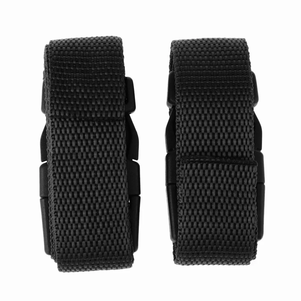 Correas de Carro de Golf con Hebilla - Negro 2pcs