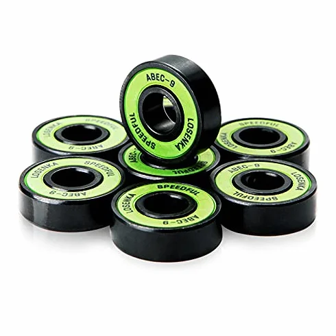 Rodamientos ABEC 9 22x8x7mm Acero Cromado Cojinetes 608 para Skateboard Longboard