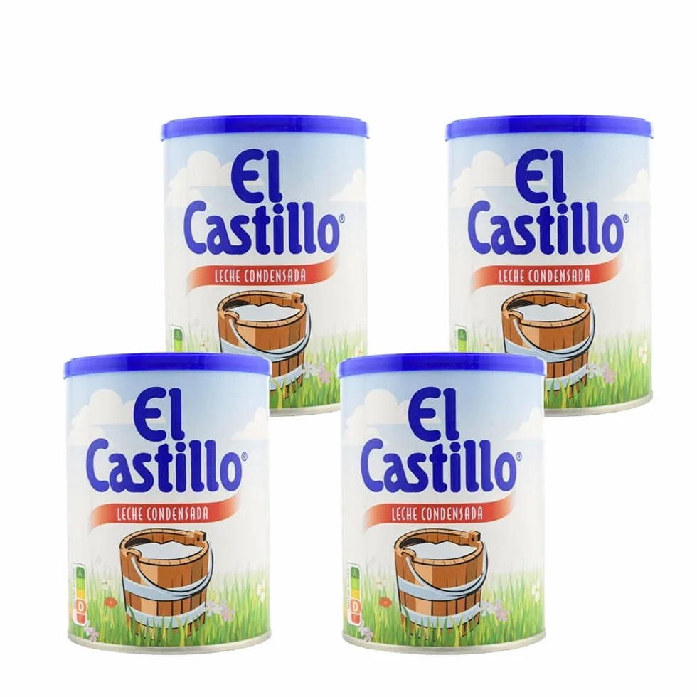 Leche condensada El Castillo 740 g x 4 Latas 2.96 kg