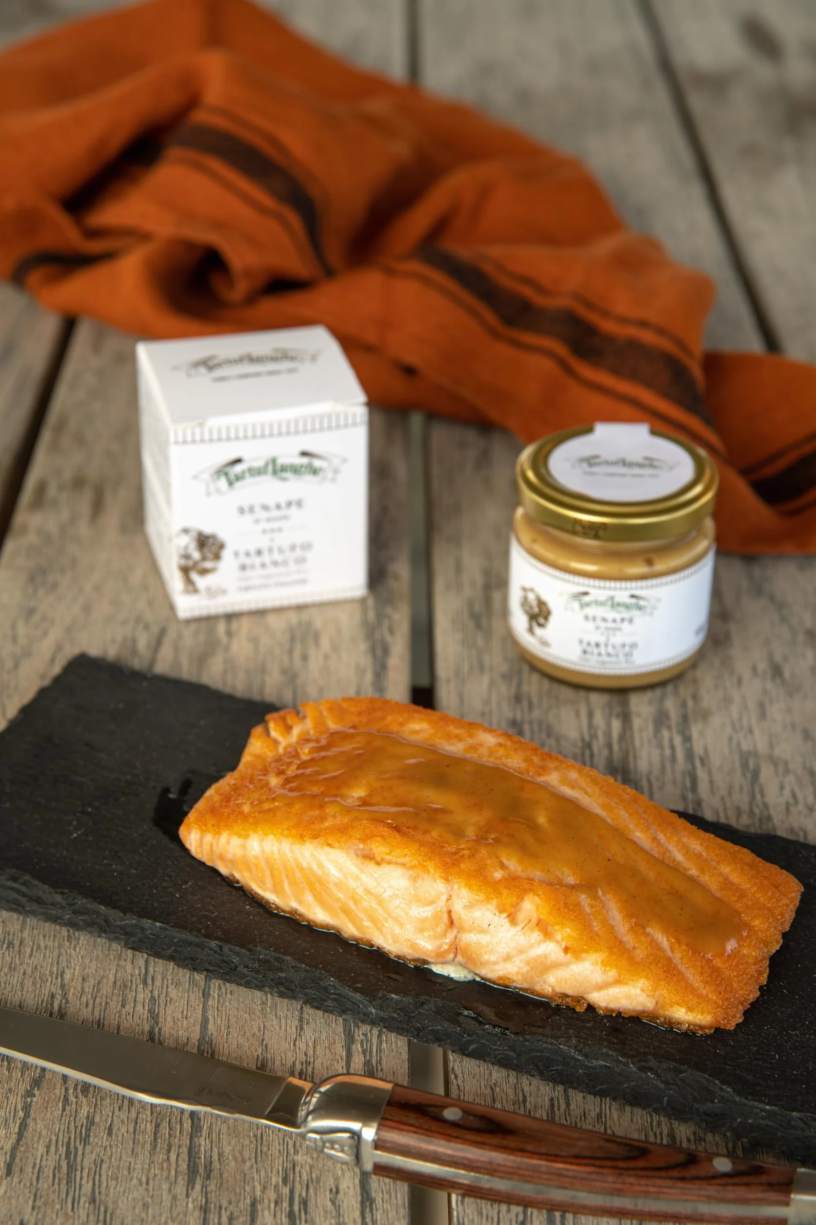 Mostaza con miel y trufa blanca 100 g