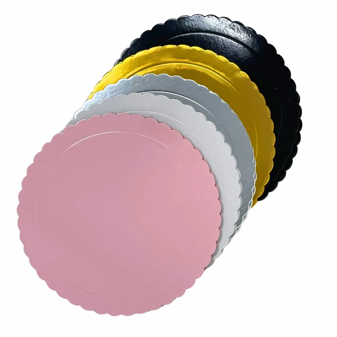 Decoraciondulce Pack de 10 Bases para Tartas Extrafuertes (Multicolor)