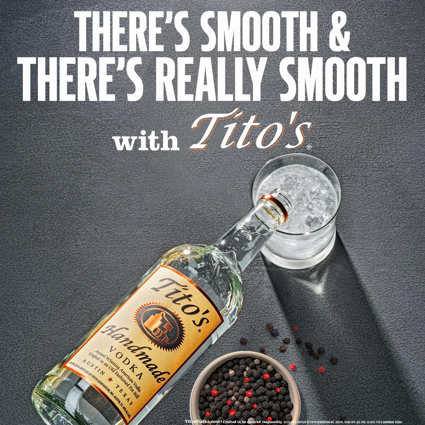 Tito's Handmade Vodka 40% 1l