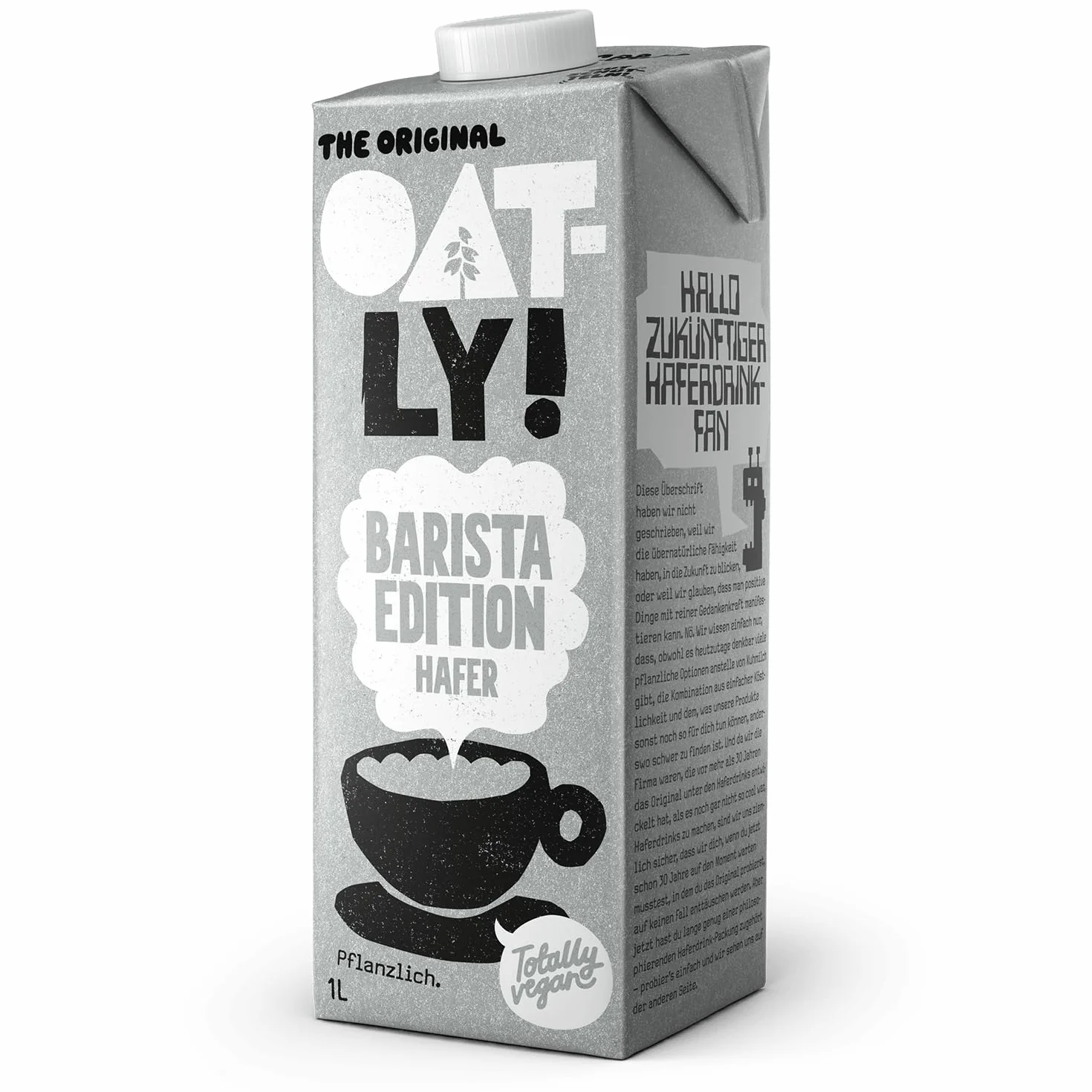 Oatly - Oat Drink - Barista Edition - 6 packs - 1 liter per pack - Liquid Oats - Fully foamable - Plant-based - Sustainable - Rich in unsaturated fats