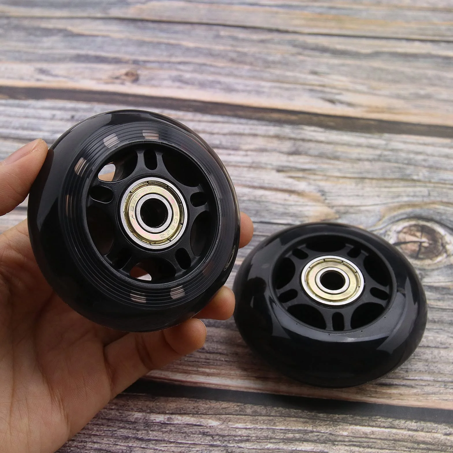 ECSiNG 8 Piezas Patinaje 70mm 82A Rodamiento ABEC-7 608ZZ para Niños Niñas Interiores Exteriores