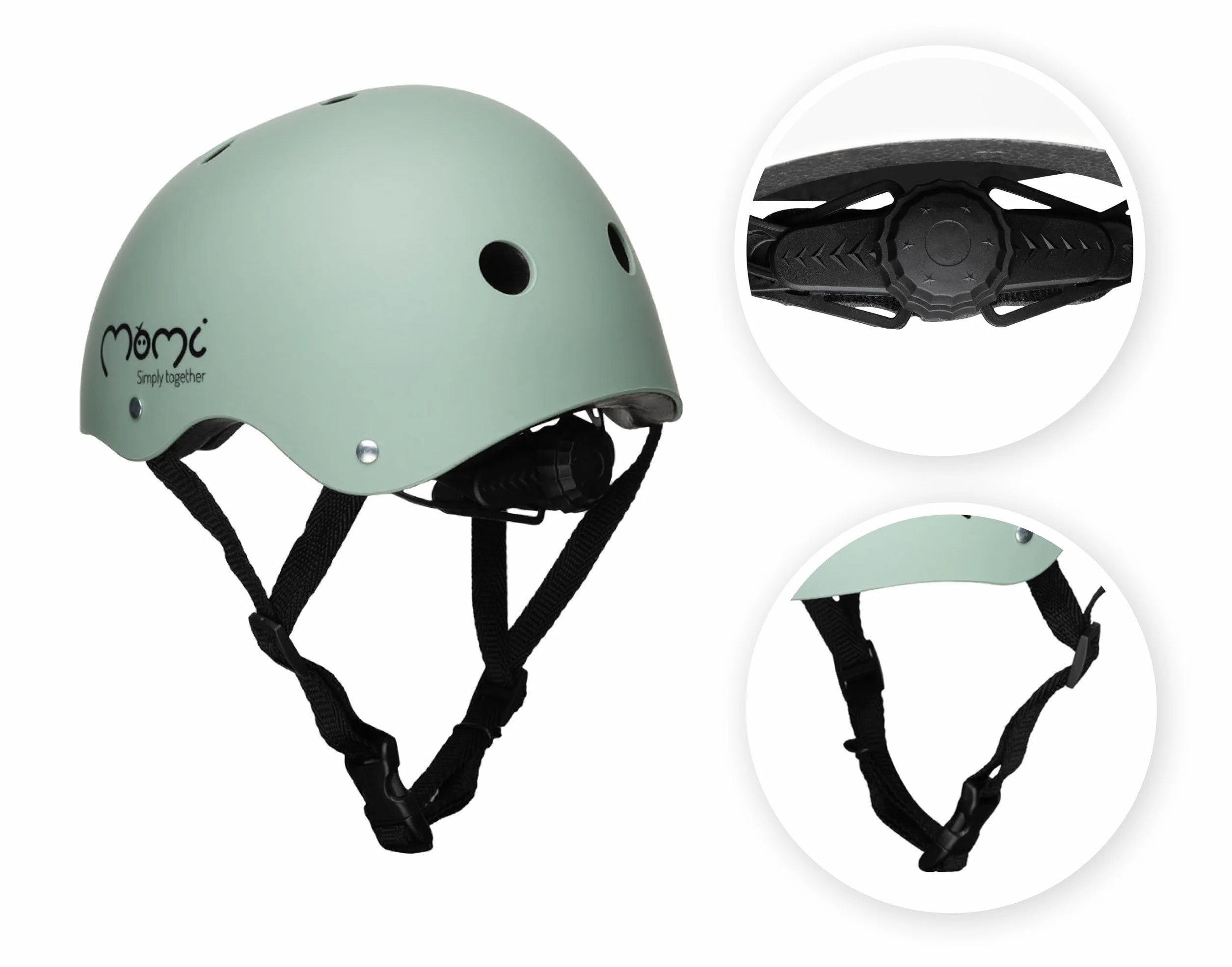 Casco Ajustable para Niños 1-4 Años 47-58 cm Bicicleta Prueba de Golpes 11 Orificios Ventilación