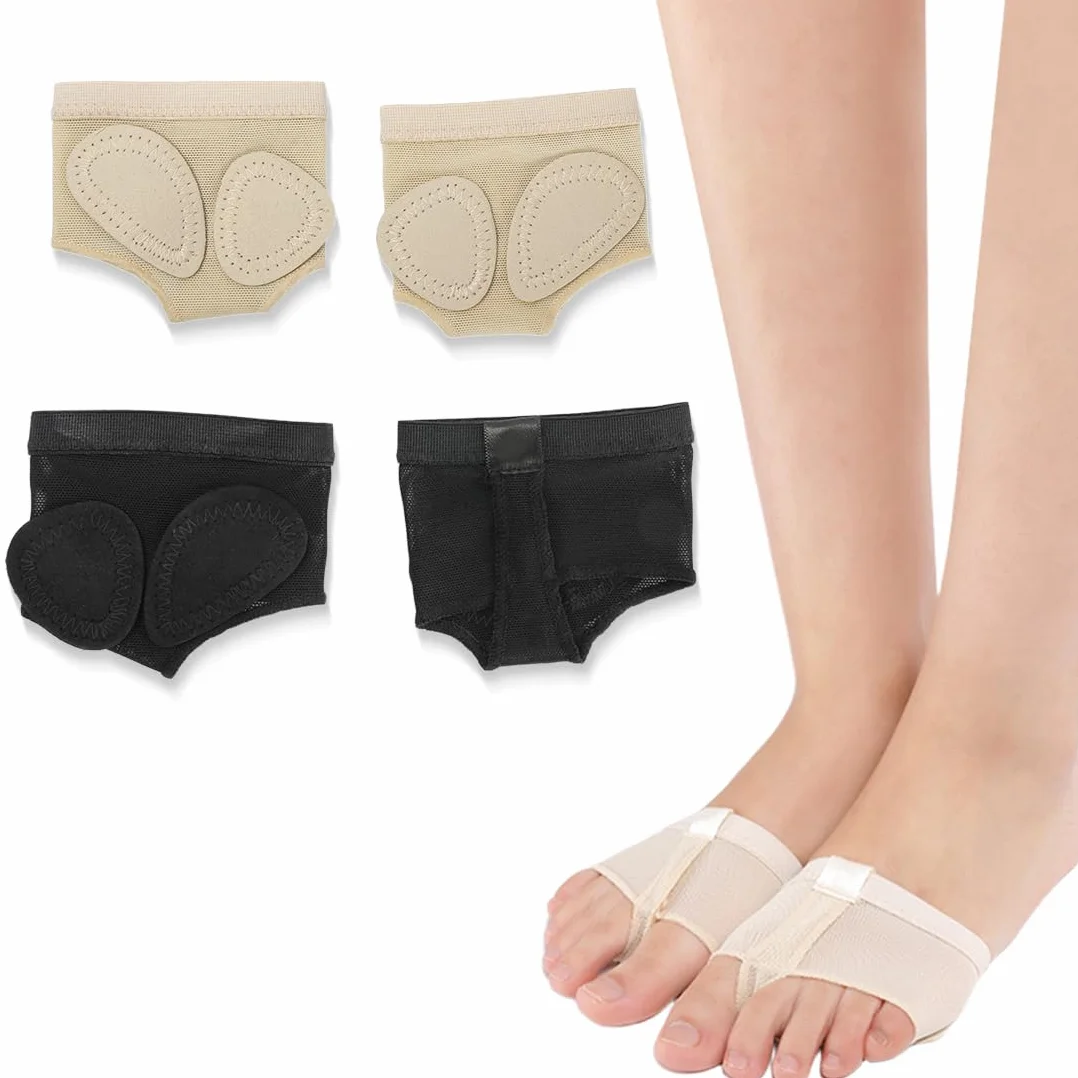 Almohadillas Antideslizantes para Baile, Protección Pies Ballet Punta Transpirables, 2 Pares